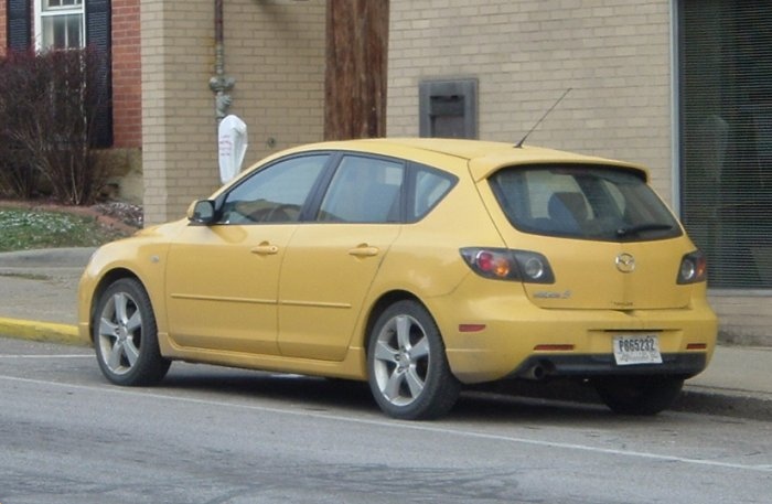 Yellow-Mazda-3